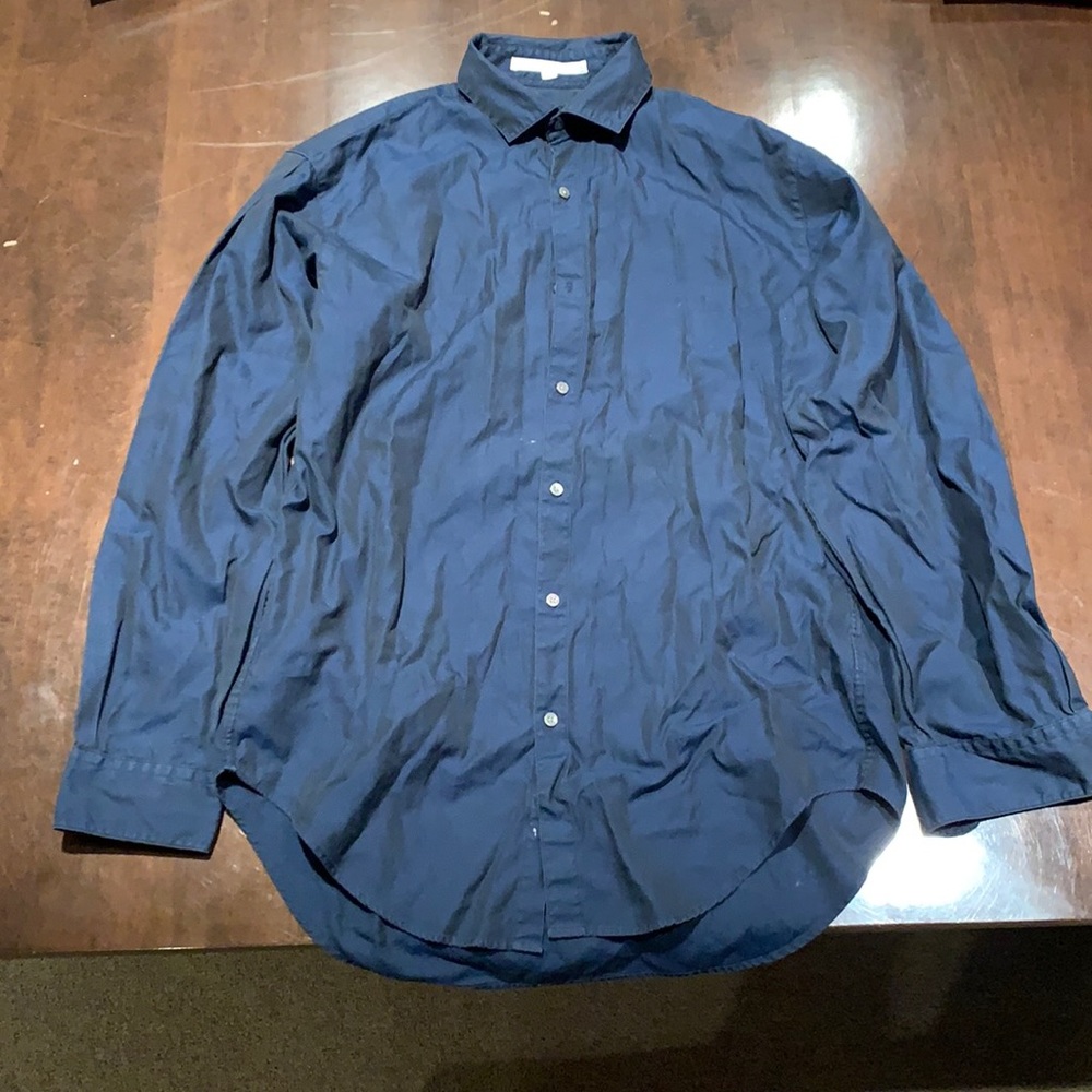 Perry Ellis Blue Button Down